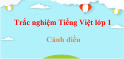 1000 Câu hỏi trắc nghiệm Tiếng Việt lớp 1 Cánh diều (có đáp án) | Trắc nghiệm Tiếng Việt lớp 1