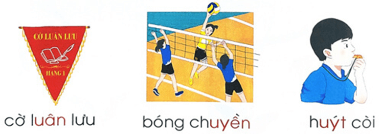 uân, uyên, uyt – Bài 1 – Tiếng Việt lớp 1 (trang 16 → 17) - Chân trời sáng tạo