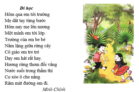 Đi học – Bài 2 – Tiếng Việt lớp 1 (trang 101 → 102) - Chân trời sáng tạo