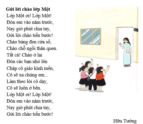 Gửi lời chào lớp Một – Bài 2 – Tiếng Việt lớp 1 (trang 146 → 147) - Chân trời sáng tạo