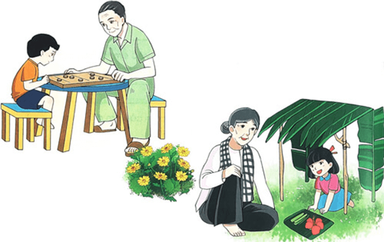 Những trò chơi cùng ông bà – Bài 3 – Tiếng Việt lớp 1 (trang 58 → 60) - Chân trời sáng tạo