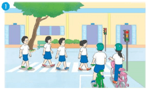 Trắc nghiệm Tiếng Việt lớp 1 Bài 1 (có đáp án): Chuyện xảy ra trên đường | Chân trời sáng tạo