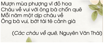 Trắc nghiệm Tiếng Việt lớp 1 Bài 3 (có đáp án): Những trò chơi cùng ông bà | Chân trời sáng tạo