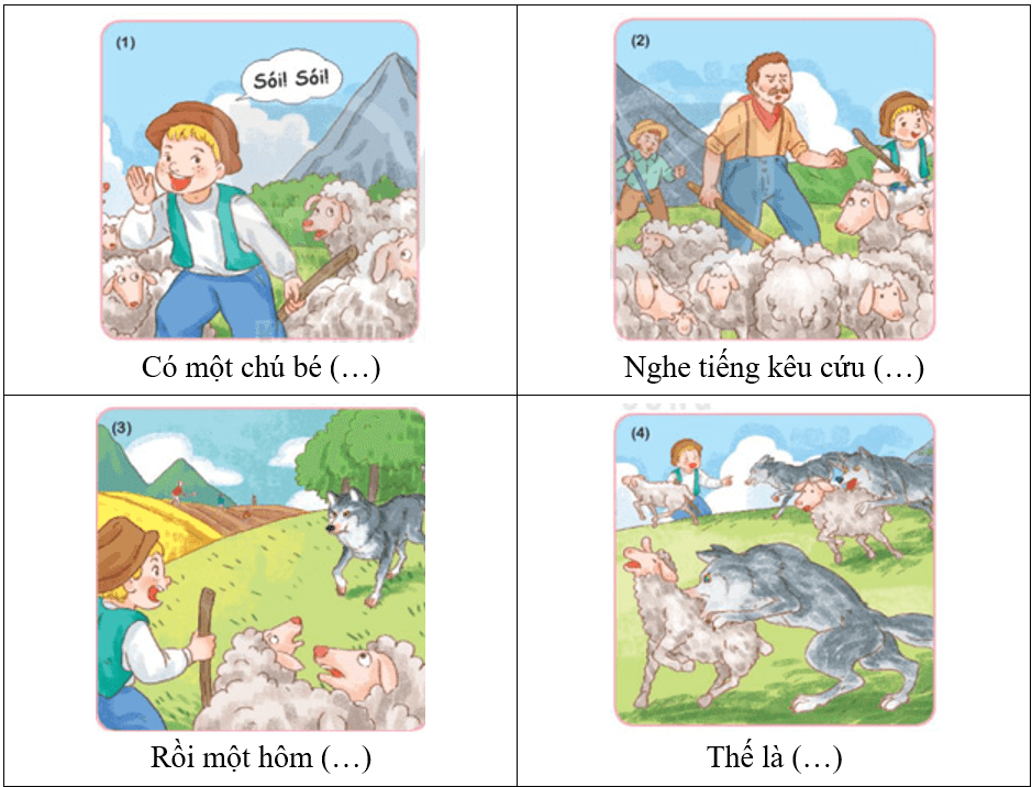 Chú bé chăn cừu – Bài 4 – Tiếng Việt lớp 1 (trang 94 → 97) - Kết nối tri thức