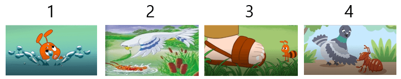 Trắc nghiệm Tiếng Việt lớp 1 Bài 1 (có đáp án): Kiến và chim bồ câu | Kết nối tri thức