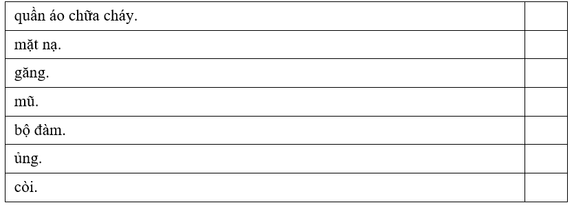 Trắc nghiệm Tiếng Việt lớp 1 Bài 2 (có đáp án): Lính cứu hỏa | Kết nối tri thức