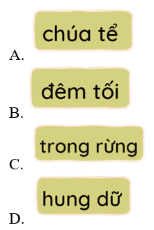 Trắc nghiệm Tiếng Việt lớp 1 Bài 3 (có đáp án): Chúa tể rừng xanh | Kết nối tri thức