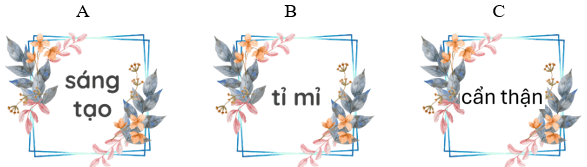 Trắc nghiệm Tiếng Việt lớp 1 Bài 3 (có đáp án): Hoa yêu thương | Kết nối tri thức