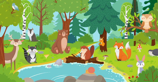 Trắc nghiệm Tiếng Việt lớp 1 Bài 4 (có đáp án): Cuộc thi tài năng rừng xanh | Kết nối tri thức