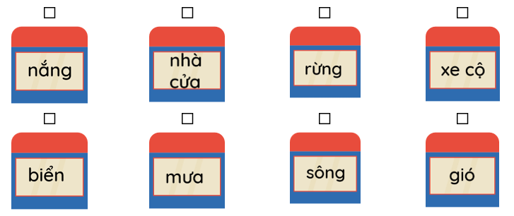 Trắc nghiệm Tiếng Việt lớp 1 Bài 6 (có đáp án): Ôn tập | Kết nối tri thức