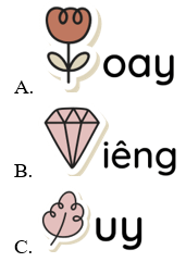 Trắc nghiệm Tiếng Việt lớp 1 Bài 7 (có đáp án): Ôn tập - Kết nối tri thức
