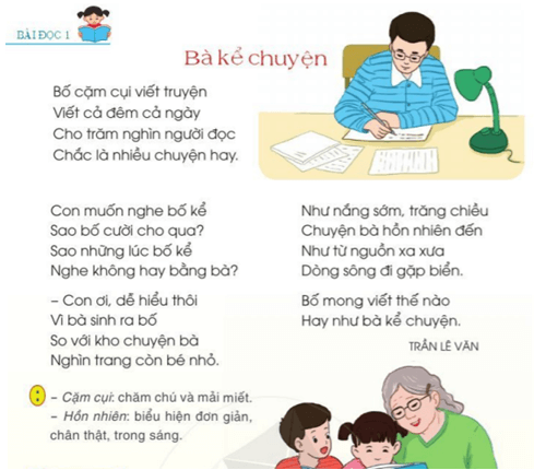 Bà kể chuyện trang 96 - 97 - 98 Tiếng Việt lớp 2 Tập 1 | Cánh diều