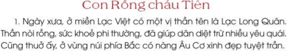 Con rồng cháu tiên trang 115 - 116 - 117 Tiếng Việt lớp 2 Tập 2 | Cánh diều