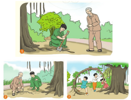 Kể lại chuyện chiếc rễ đa tròn trang 35 - 36 Tiếng Việt lớp 2 Tập 2 | Cánh diều