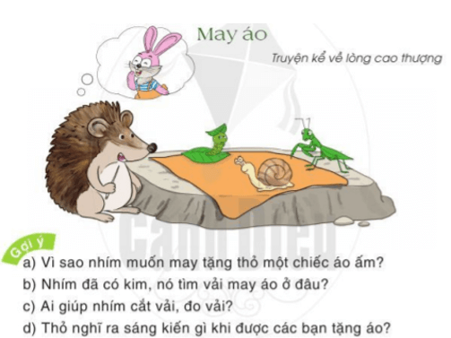 Kể lại chuyện may áo trang 128 Tiếng Việt lớp 2 Tập 2 | Cánh diều