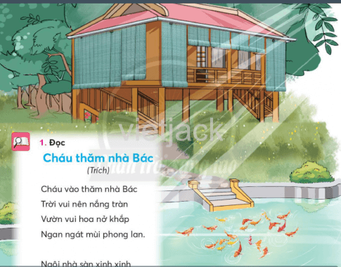 Tiếng Việt lớp 2 Bài 3: Cháu thăm nhà Bác trang 90, 91, 92 - Chân trời