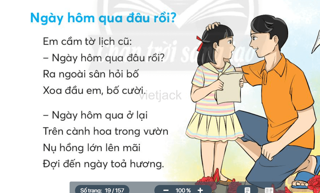 Tiếng Việt lớp 2 Bài 3: Ngày hôm qua đâu rồi? trang 18, 19, 20 - Chân trời