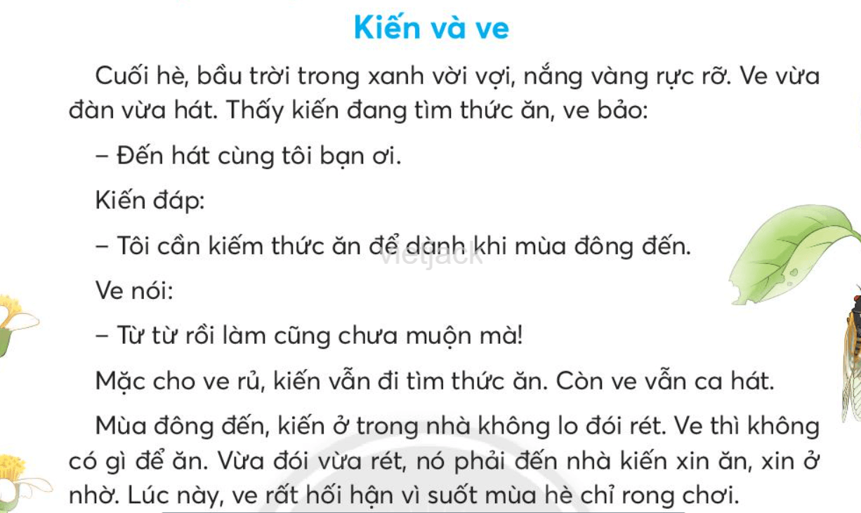 Tiếng Việt lớp 2 Đánh giá cuối học kì 2 trang 143, 144, 145, 146 - Chân trời