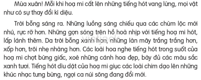 Họa mi hót trang 16, 17