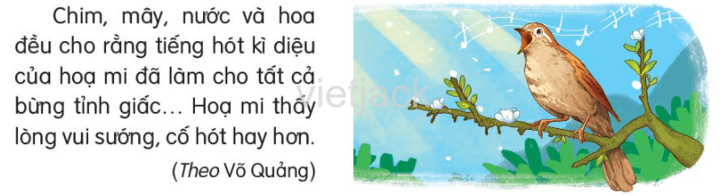 Họa mi hót trang 16, 17