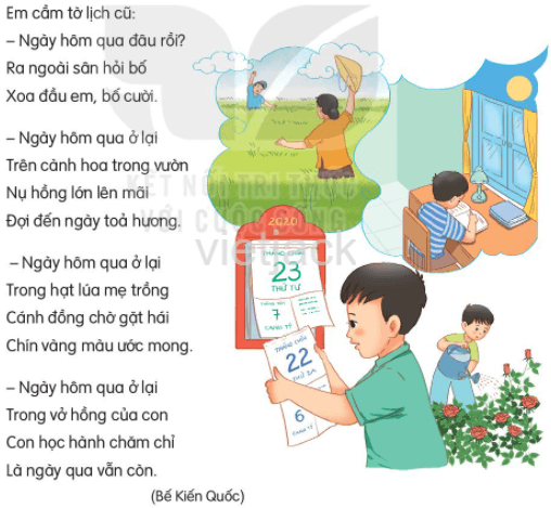 Đọc Ngày hôm qua đâu rồi trang 13, 14