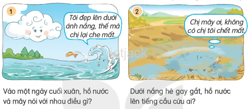 Kể chuyện Hồ nước và mây trang 18