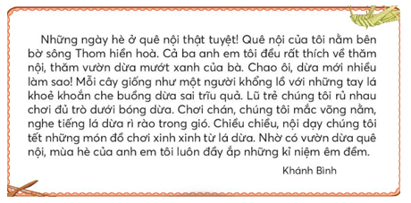 Viết sáng tạo trang 84 Tiếng Việt lớp 3 Tập 2 Chân trời sáng tạo