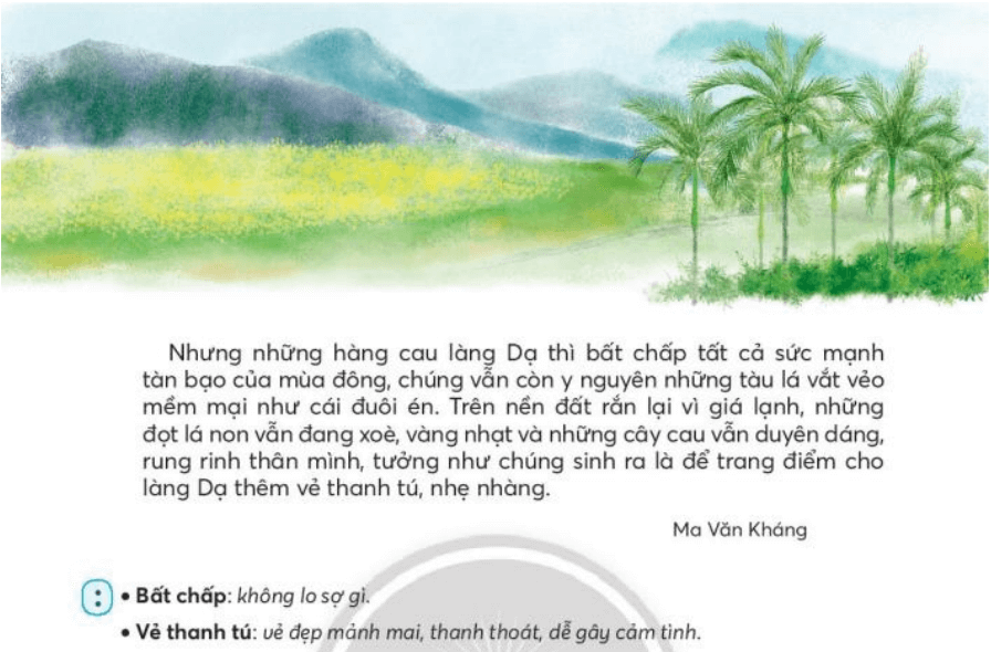 Cảnh làng Dạ trang 89, 90 Tiếng Việt lớp 3 Tập 2 | Chân trời sáng tạo
