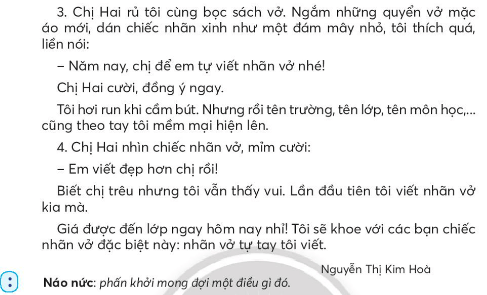 Chiếc nhãn vở đặc biệt lớp 3 | Tiếng Việt lớp 3 Chân trời sáng tạo