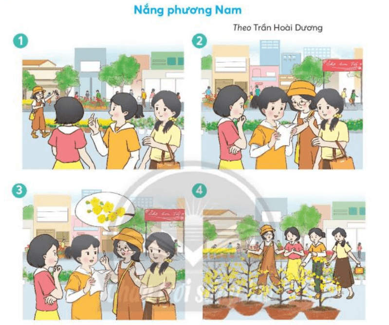 Đọc kể Nắng phương nam trang 91 Tiếng Việt lớp 3 Chân trời sáng tạo