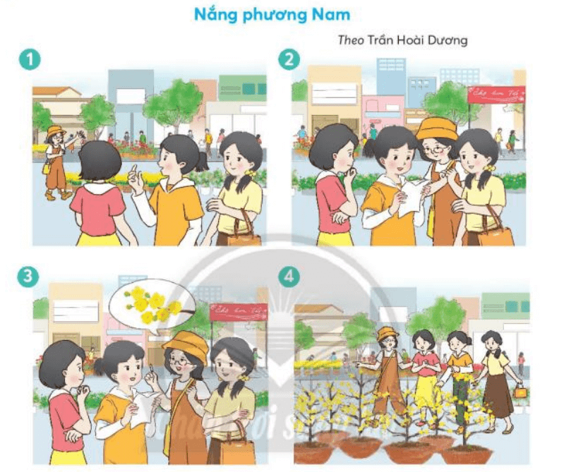 Đọc - kể Nắng phương nam trang 91 Tiếng Việt lớp 3 Tập 2 | Chân trời sáng tạo