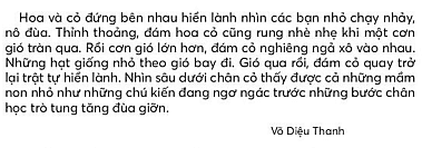 Hoa cỏ sân trường lớp 3 | Tiếng Việt lớp 3 Chân trời sáng tạo