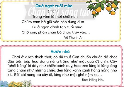 Viết sáng tạo trang 125 Tiếng Việt lớp 3 Tập 1 | Chân trời sáng tạo