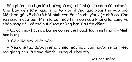 Ý tưởng của chúng mình trang 76, 77 Tiếng Việt lớp 3 Tập 1 | Chân trời sáng tạo