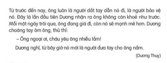 Đọc: Để cháu nắm tay ông lớp 3 | Tiếng Việt lớp 3 Kết nối tri thức 