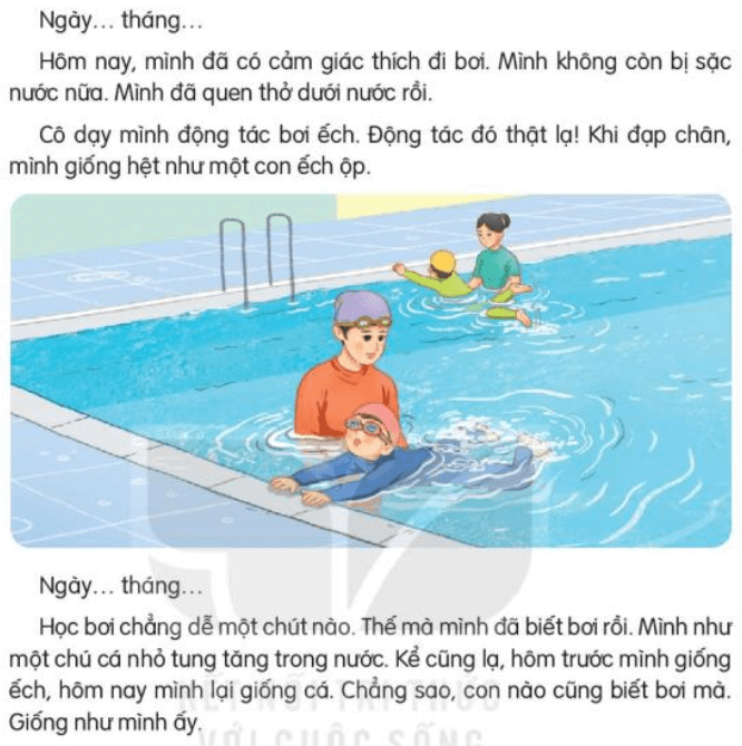 Đọc: Nhật kí tập bơi lớp 3 | Tiếng Việt lớp 3 Kết nối tri thức