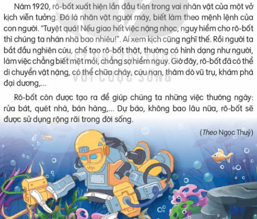 Đọc: Rô-bốt ở quanh ta lớp 3 | Tiếng Việt lớp 3 Kết nối tri thức