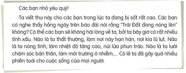 Đọc: Thư của ông Trái Đất gửi các bạn nhỏ lớp 3 | Tiếng Việt lớp 3 Kết nối tri thức