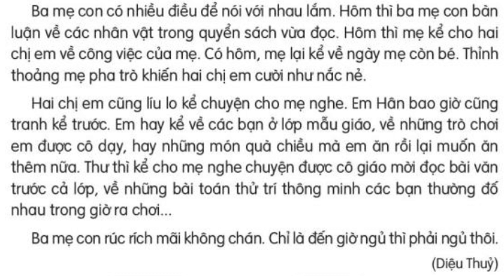 Đọc: Trò chuyện cùng mẹ lớp 3 | Tiếng Việt lớp 3 Kết nối tri thức