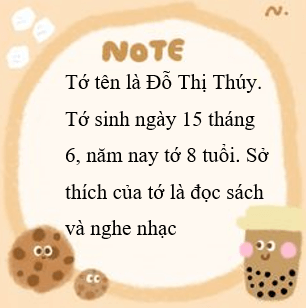 Viết một đoạn văn giới thiệu bản thân vào một tấm thẻ rồi trang trí thật đẹp (18 mẫu)