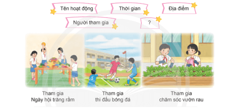 Nói về một hoạt động trải nghiệm thú vị của em ở trường trang 76 lớp 4 | Chân trời sáng tạo Giải Tiếng Việt lớp 4