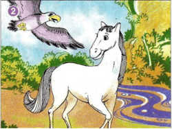 Bài tập trắc nghiệm Kể chuyện: Đôi cánh của ngựa trắng lớp 4 có đáp án