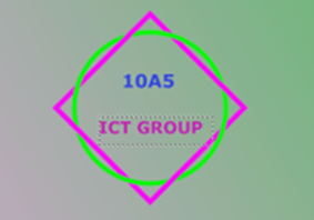 Em hãy thiết kế logo 10A5 ICT GROUP như Hình 17