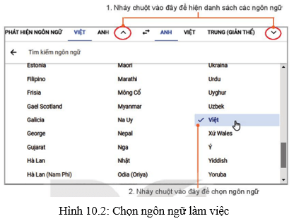 Lý thuyết Tin 10 Kết nối tri thức Bài 10: Thực hành khai thác tài nguyên trên Internet (ảnh 2)