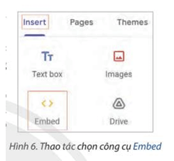 Lý thuyết Tin 12 Chân trời sáng tạo Bài E5: Nhúng mã và tạo băng chuyền hình ảnh