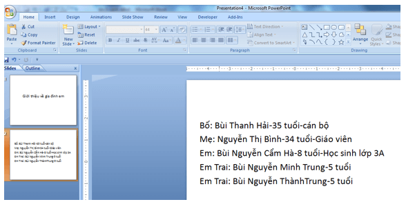 Tin học lớp 3 Bài 1: Em làm quen với phần mềm trình chiếu trang 49, 50, 51