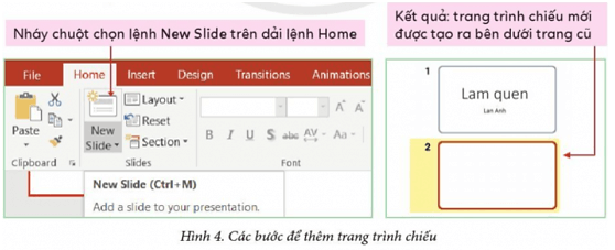 Tin học lớp 3 Bài 1: Em làm quen với phần mềm trình chiếu trang 49, 50, 51