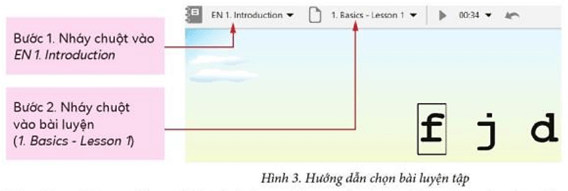 Tin học lớp 3 Bài 2: Em tập gõ hàng phím cơ sở trang 27, 28