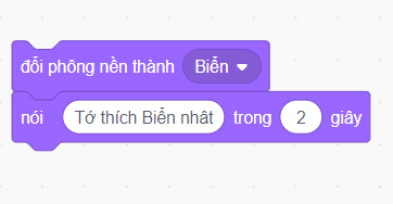 Tin học lớp 4 Cánh diều Bài 3: Tạo chương trình có phông nền thay đổi