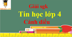 Tin học lớp 4 Cánh diều | Giải bài tập Tin học lớp 4 (hay, chi tiết)